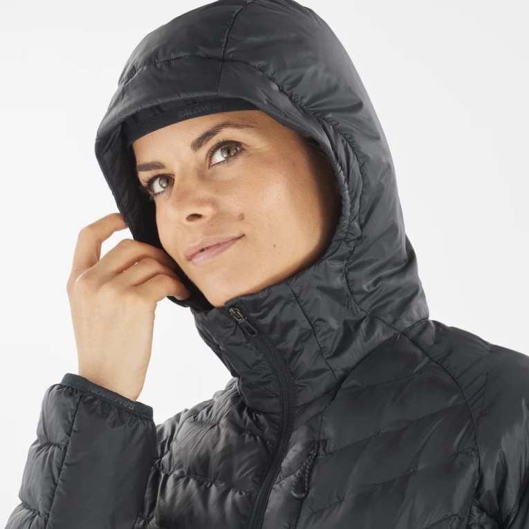 Salomon Outline Primaloft Women's Insulated Jackets Black | CA 92L43